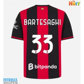 Billiga AC Milan Davide Bartesaghi #33 Hemmatröja 2026-27 Kortärmad